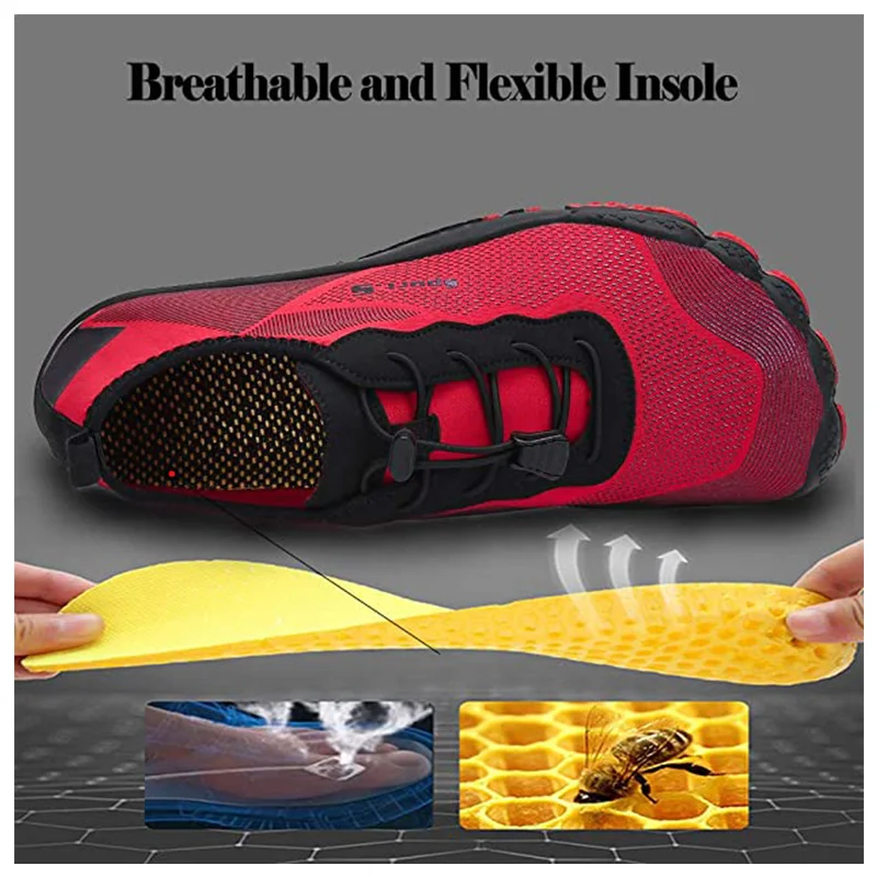 Кроссовки для мужчин и женщин дышащие быстросохнущие водного речного плавания |