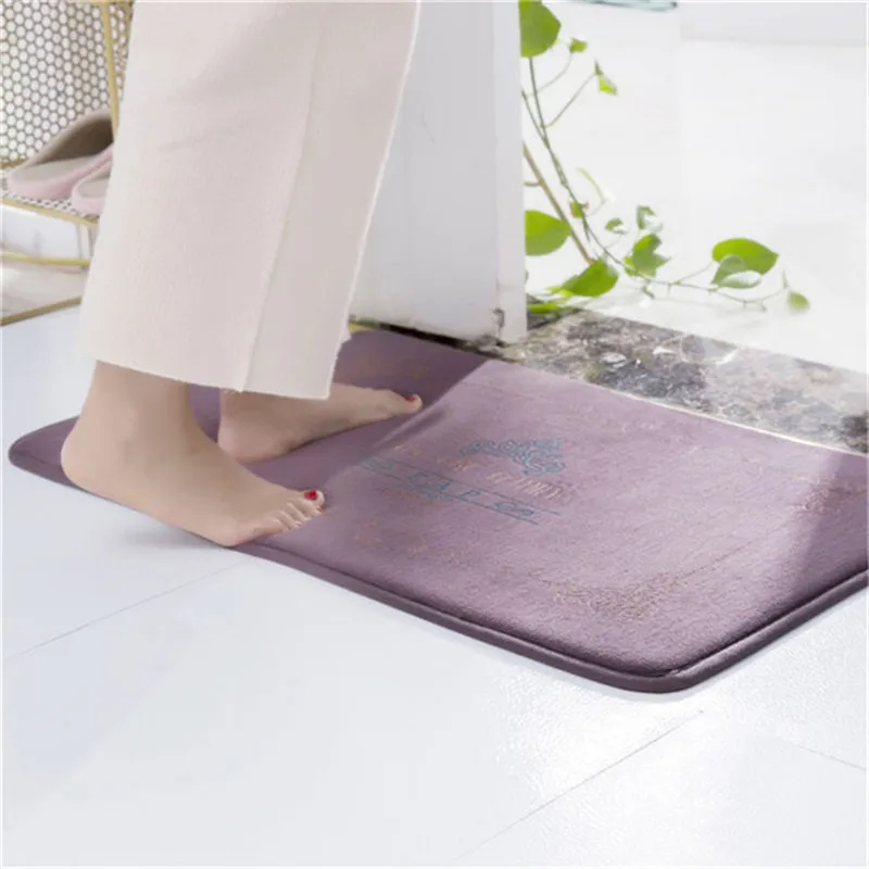 Всасывающий напольный коврик для спальни дверь кухни ванной нескользящий Ванная