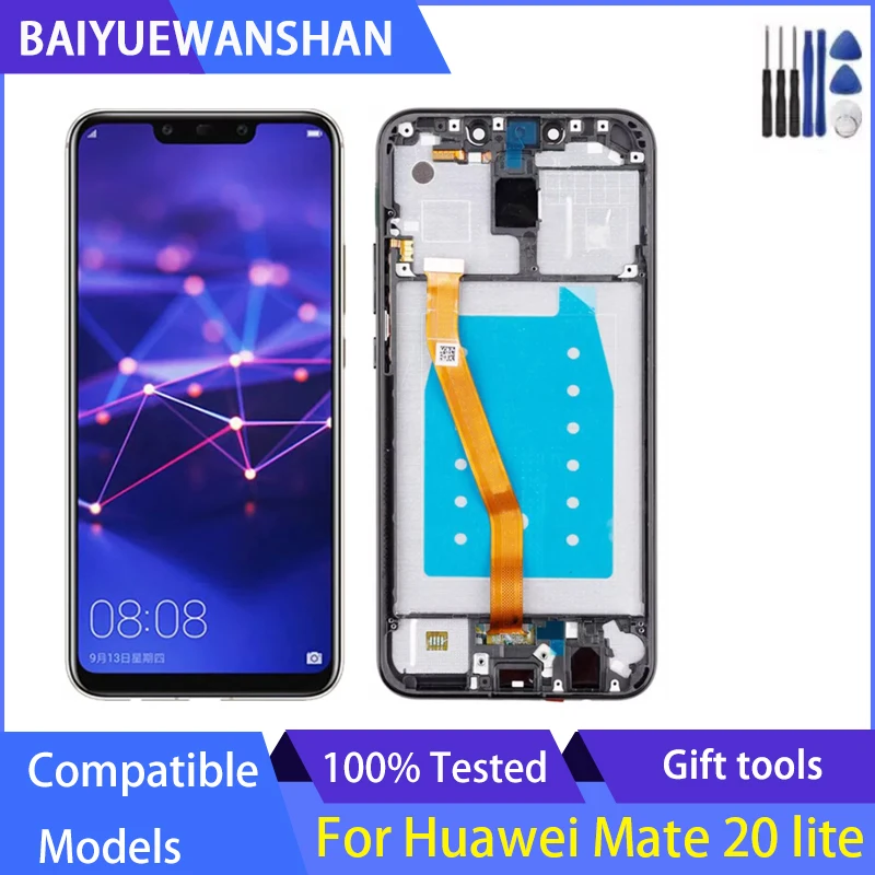 

6.3'' Display with Frame Replacement for Huawei Mate 20 Lite LCD Touch Screen Digitizer Assembly Mate20 Lite
