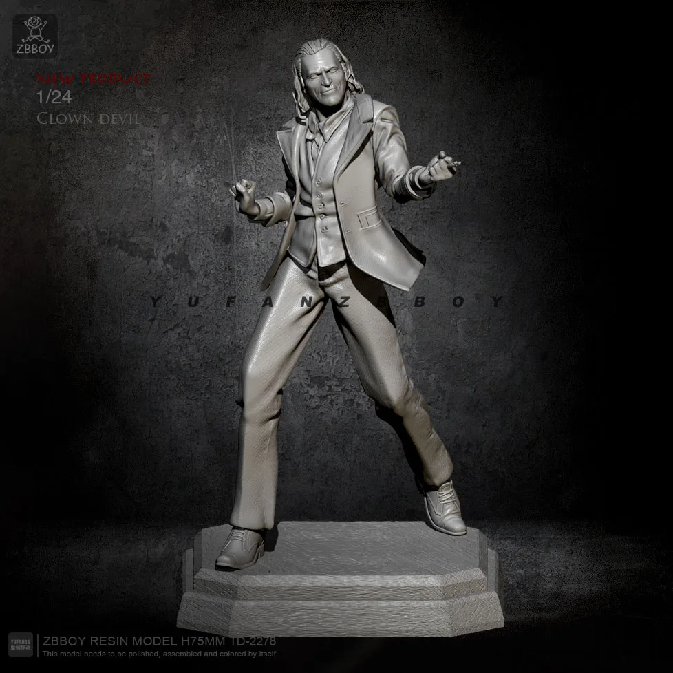 

1/24 Resin model kits figure colorless and self-assembled TD-2278