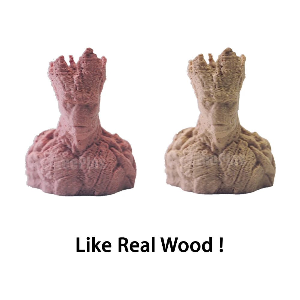 LeoPlas 1kg 2.85mm Ultimaker Wood PLA Filament For FDM 3D Printer Pen Consumables Printing Supplies Plastic Material