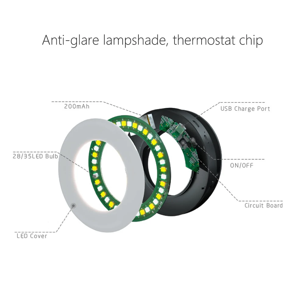 Универсальная селфи лампа мобильный телефон объектив портативное кольцо