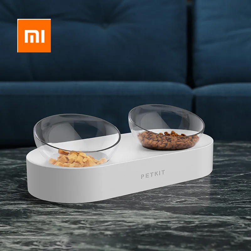Xiaomi Youpin Mijia Petkit миска для питомцев блюда кормления регулируемая двойная чашка