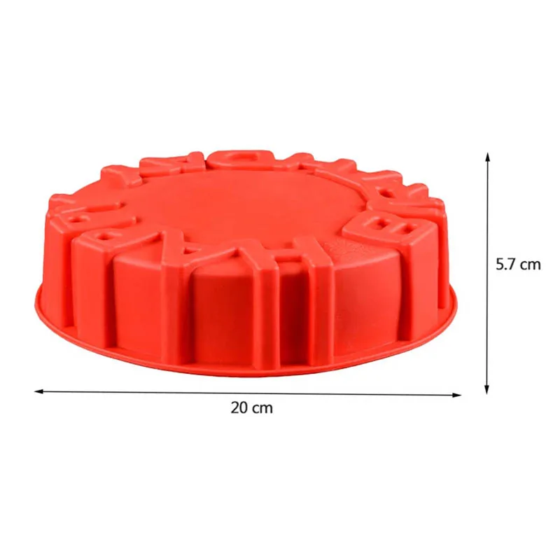 

Round Silicone Cake Baking Mold Handmade Dessert DIY Birthday Decoration Tool Kitchen Microwave Pastry Chocolate Making Bakeware