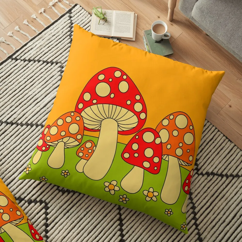 

Декоративная наволочка с принтом грибов, наволочка для дивана, наволочка, весенние украшения для домашнего декора, наволочка 2021