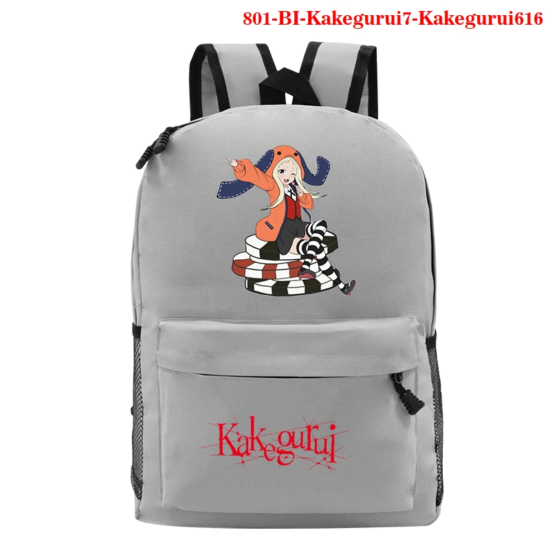 

Рюкзак Kakegurui с мультяшным принтом, детские школьные ранцы, повседневный дорожный ранец с галактическим пространством для женщин и мужчин, с ...