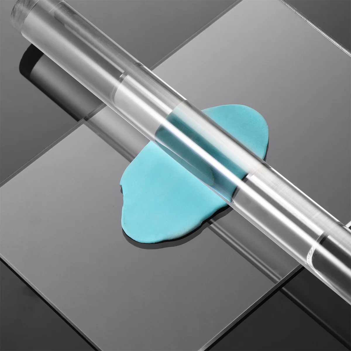 ULTNICE 2 шт. акриловые ролик для глины с акрилового листа опорная плита Эфирное