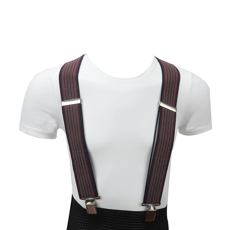 130cm Extra Long Suspenders Plus Size Men Pants X Back Strong Clips 5cm Width Braces With X-back Trousers Man Braces Strap