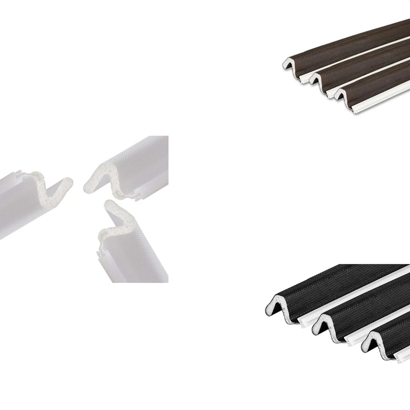 

3PCS Kerf Weather Seal Stripping 78.7 Inch PU Foam Door Weatherstrip Seal for Various Doors with Slot,Total 19.6Ft