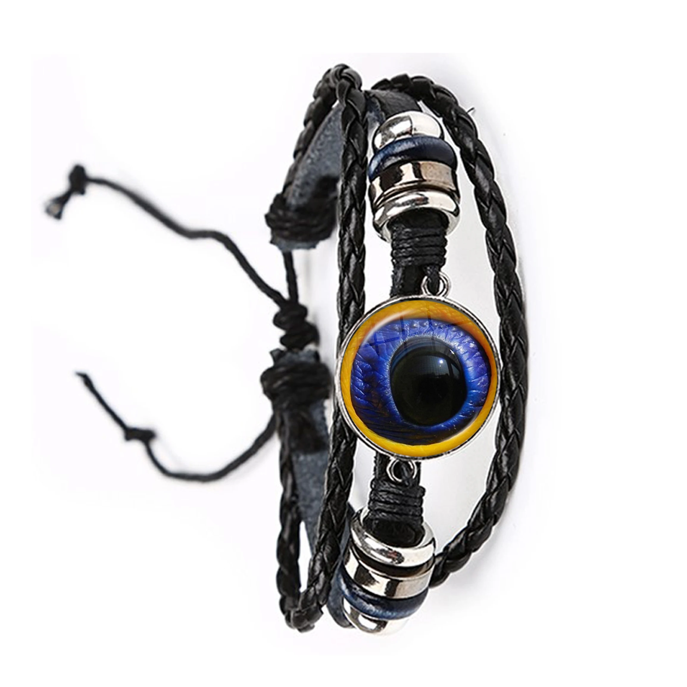 Животные глаза дракон змея сова кошка тигровые 20 мм стеклянный браслет из