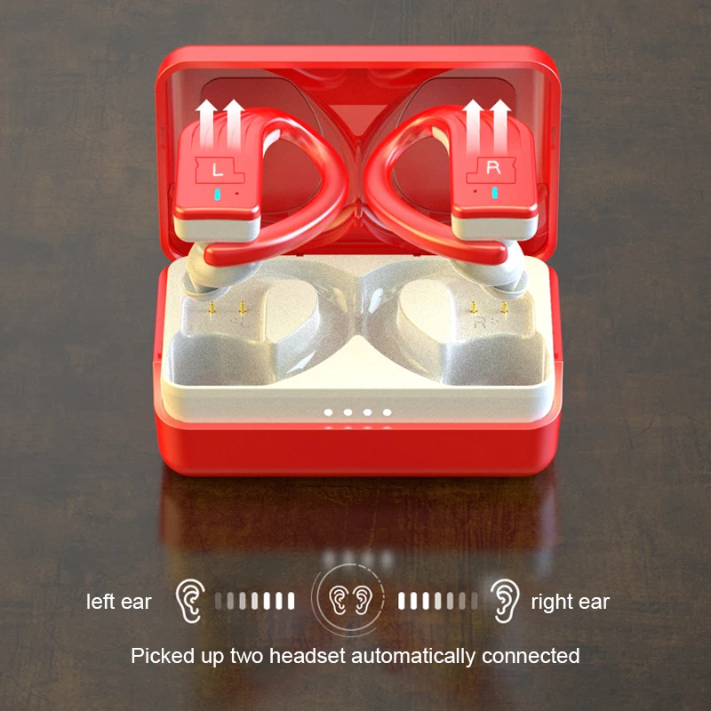 Силикагель TWS Bluetooth наушники 5 0 9D стерео беспроводные сенсорное управление IPX7