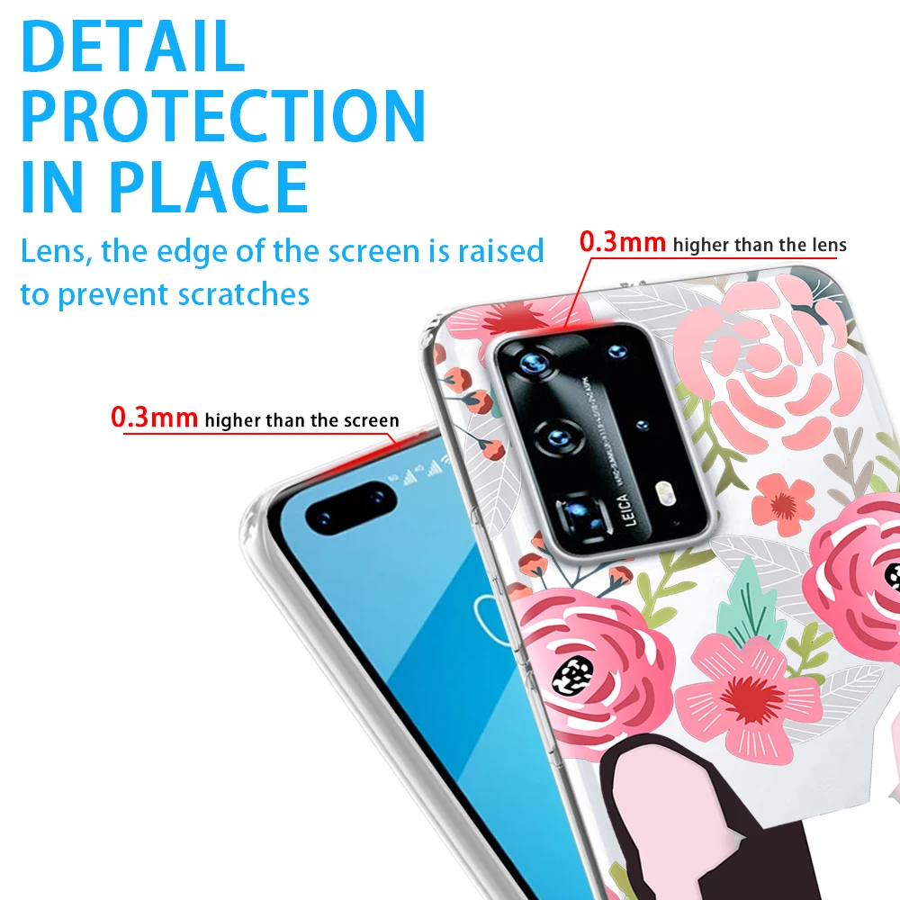 

ciciber Luxury Animal Case for Huawei P30 P40 P20 Mate 40 30 20 10 Honor 30 30S 20 9 Pro Lite P Smart Plus 2019 2020 Silicone