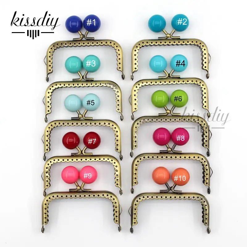 Фото Большой металлический кошелек KISSDIY квадратная Глянцевая Античная бронзовая Большой металлический кошелек KISSDIY квадратная Глянцевая Античная бронзовая