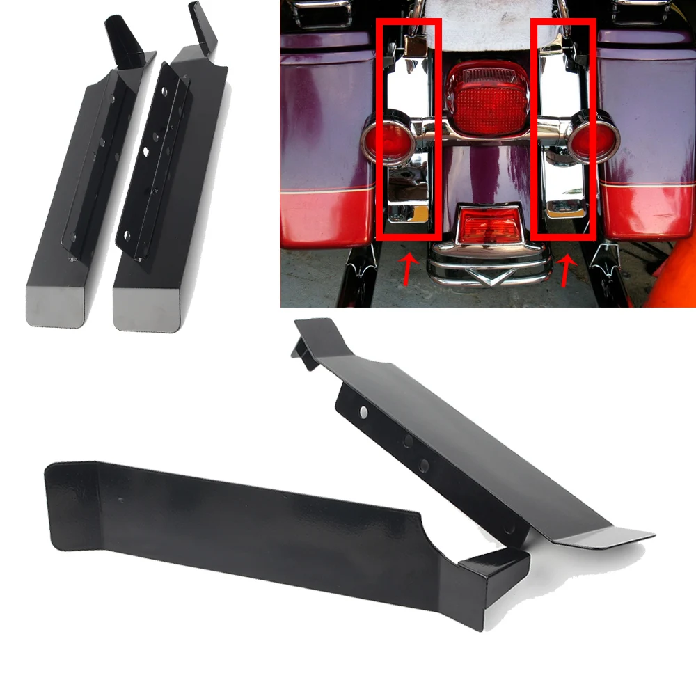 2 шт. панели наполнителя для заднего сиденья мотоцикла твердые полосы Harley Touring Road