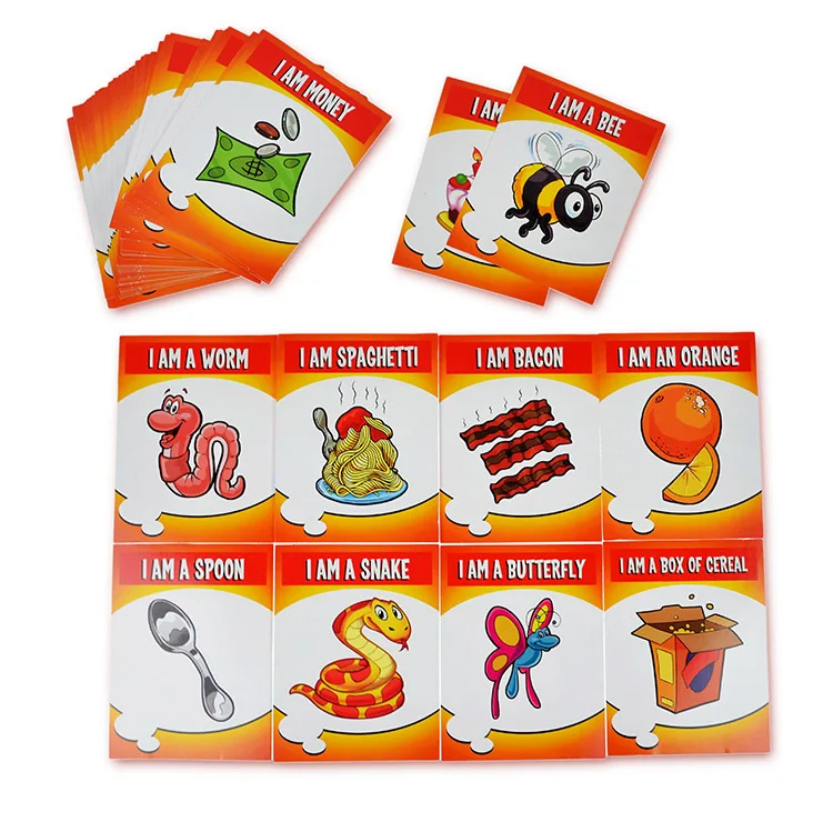 2-6 человек смешные дети что я? Группа игральная настольная игра быстрый вопрос