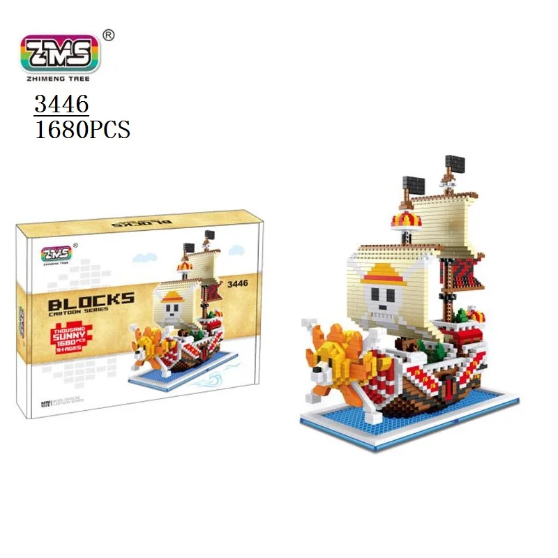 Мини-конструктор ZMS один кусок корсар самодельные строительные игрушки