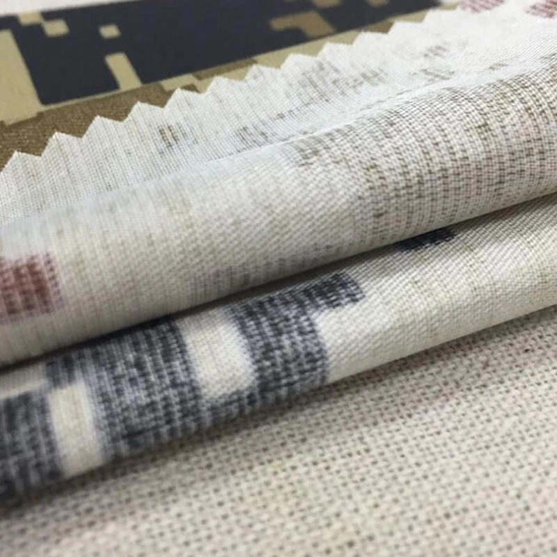 100 см * 150 дешевая полиэфирная персиковая ткань с принтом для военной камуфляжной