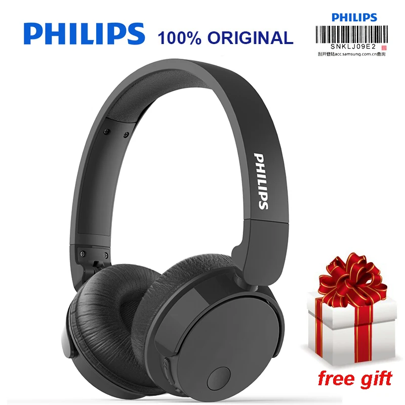 Оригинальные Беспроводные Наушники PHILIPS TABH305 ANC Bluetooth 4 2 бас + гарнитура с HD