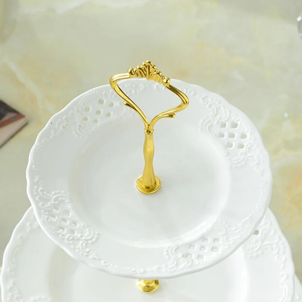 1set New 3 or 2 Tier Cake Plate Stand Handle Fitting Hardware Rod Wedding Party | Дом и сад