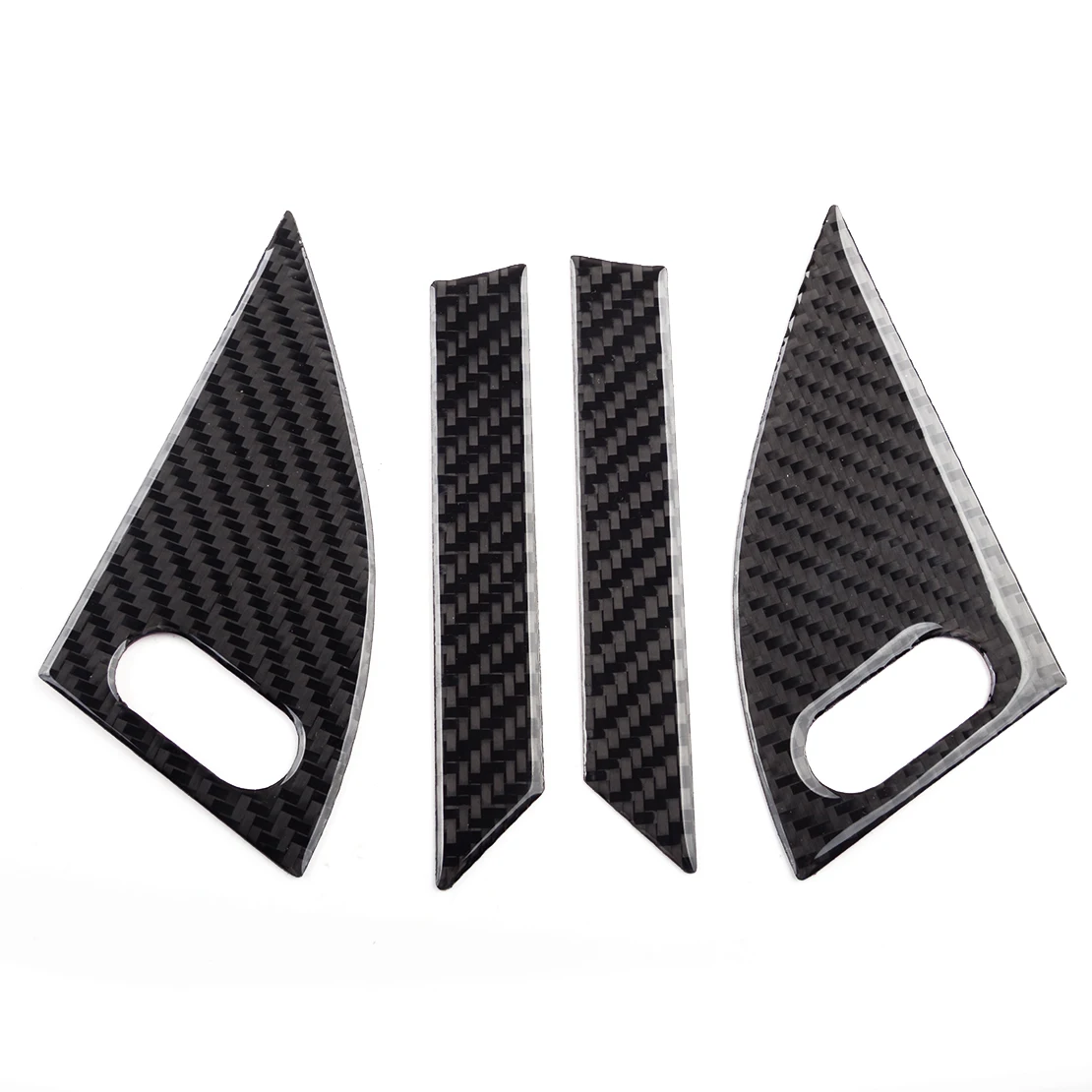 

Carbon Fiber Black Interior Door Speaker Panel Cover Trim Frame Fit for Dodge Charger 2020 2019 2018 2017 2016 2015