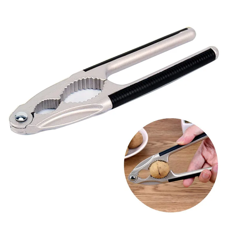 Quick Walnut Almond Pecan Nutcracker Zinc Alloy Nutcracker Sheller Walnut Nut Cracker Kitchen Fruit Tool Accessories