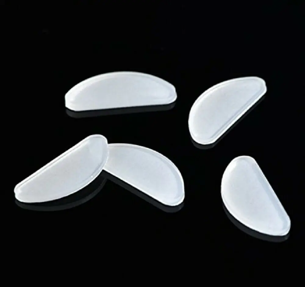 

10PCS Glasses Nose Pads Adhesive Silicone Nose Pads Non-slip White Thin Nosepads for Glasses Eyeglasses Sunglasses