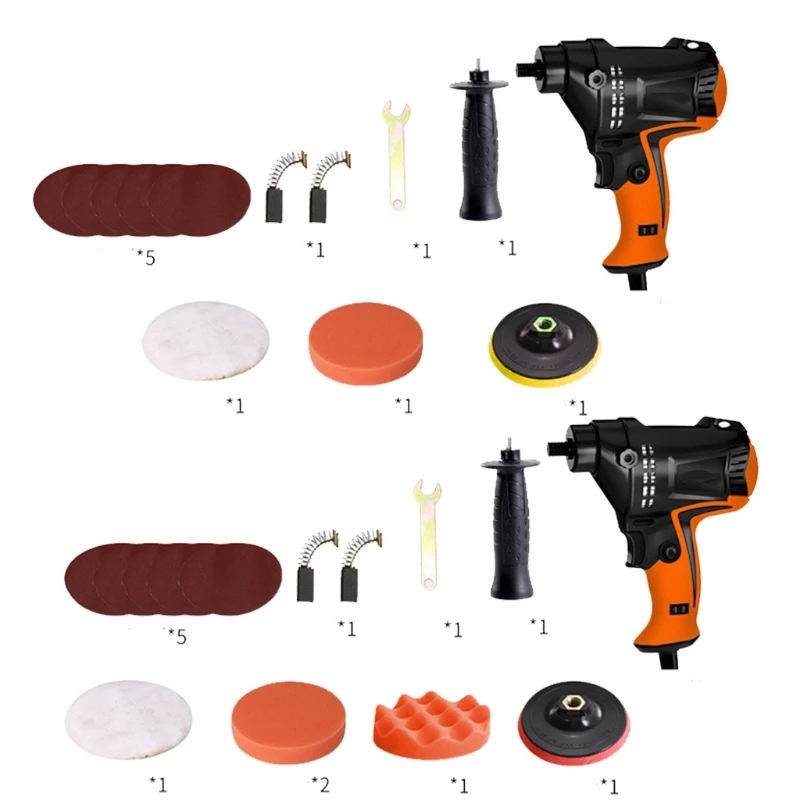 

980W Six Gears Adjustable Speed Car Polisher Electric Waxing Machine Automobile Furniture Polishing Machine Polish Maschine