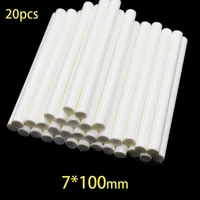 20pcs 7x100mm hot melt glue sticks for 7mm electric glue gun craft diy hand repair white adhesive sealing wax stick