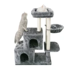 Домик для кошачьего дерева, многоступенчатая лестница для высокой кушетки, мебель из сизаля, стойка для кошек, котят, башни, деревянная лестница
