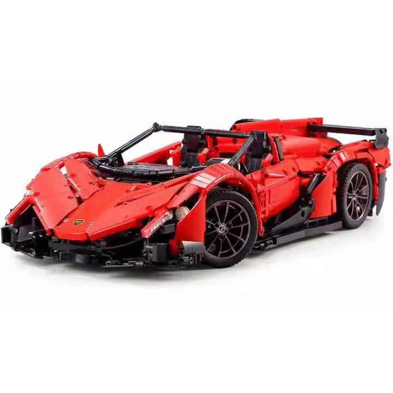 13079 RC автомобиль MOC 10559 10574 Veneno Roadster с мотором приложение Управление
