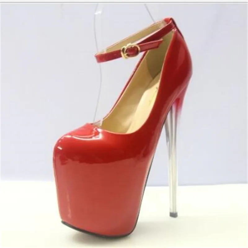 Женские туфли-лодочки из искусственной кожи на высоком каблуке 19 см 22 | Обувь