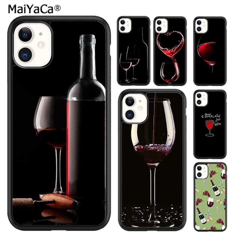 MaiYaCa чехол для телефона с красным бокалом iPhone 14 5s SE 6 6s 7 8 plus X XR XS 11 12 13 pro max Samsung S21 S22