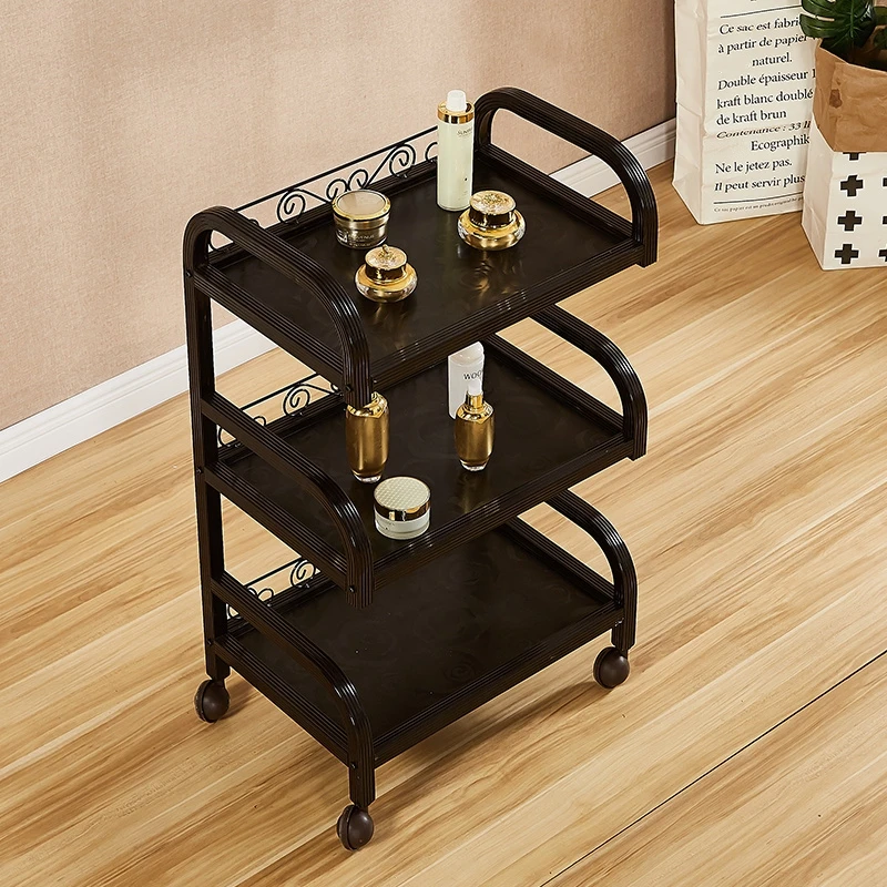 Парикмахерские ножницы Железный Искусство три пол тележки для салонов красоты