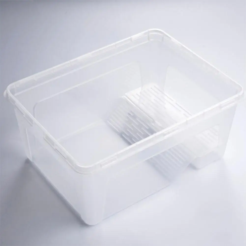 Пластиковая черепаха миска для кормления малышей Террапин еды со съемной баской