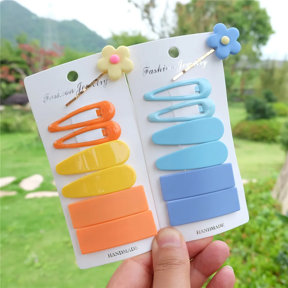 7 шт./компл. милые заколки для волос карамельных цветов девочек женщин детей kawaii