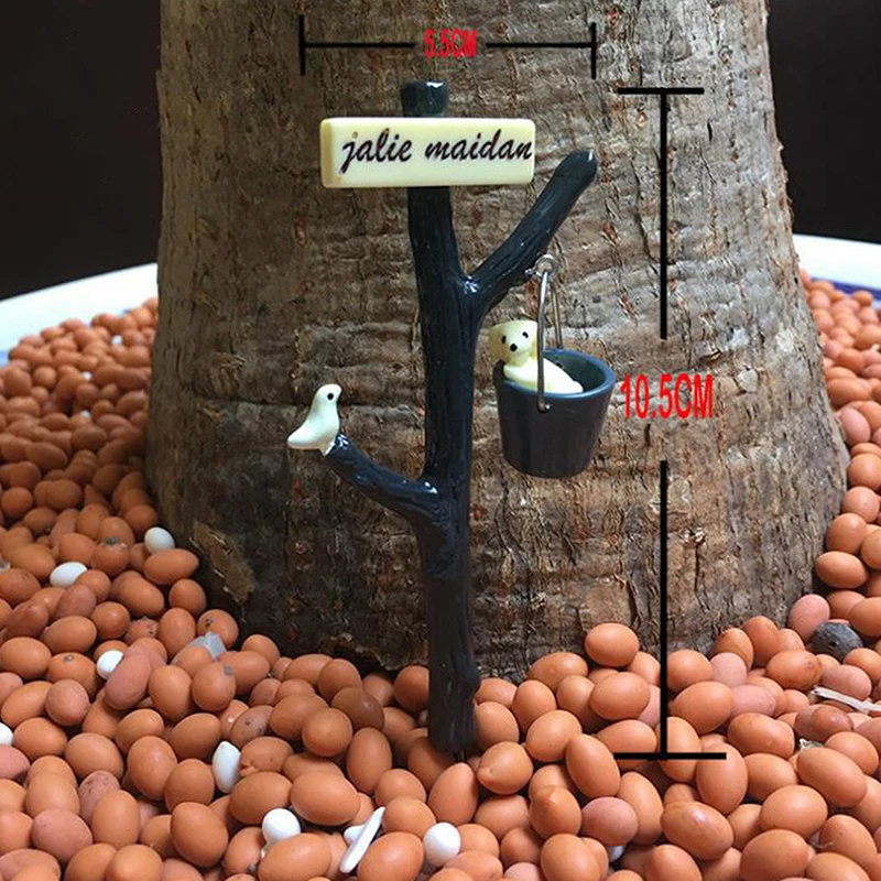 

Miniature Ornament Garden Accessories Moss Succulent Plug-in Micro Landscape