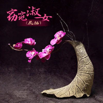 Ew в китайском стиле сушенный цветочный ваза для украшения интерьера аксессуары