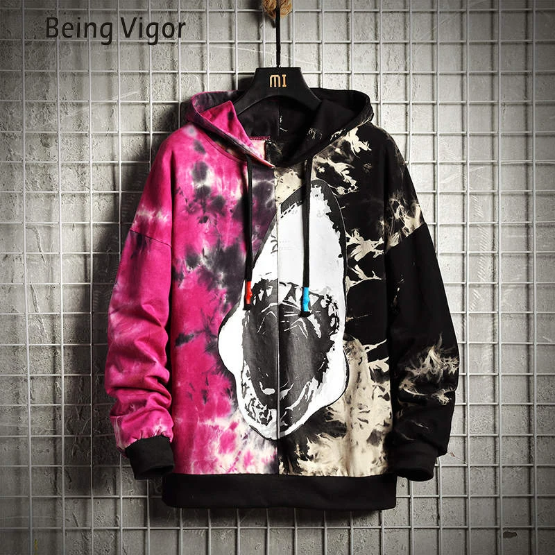 Мужские толстовки с капюшоном и принтом мужские в стиле хип-хоп мужская