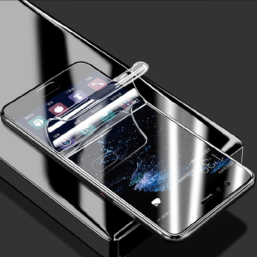 Мягкий полный чехол для huawei p10 lite p20 p30 pro Гидрогелевая пленка не стеклянная P20