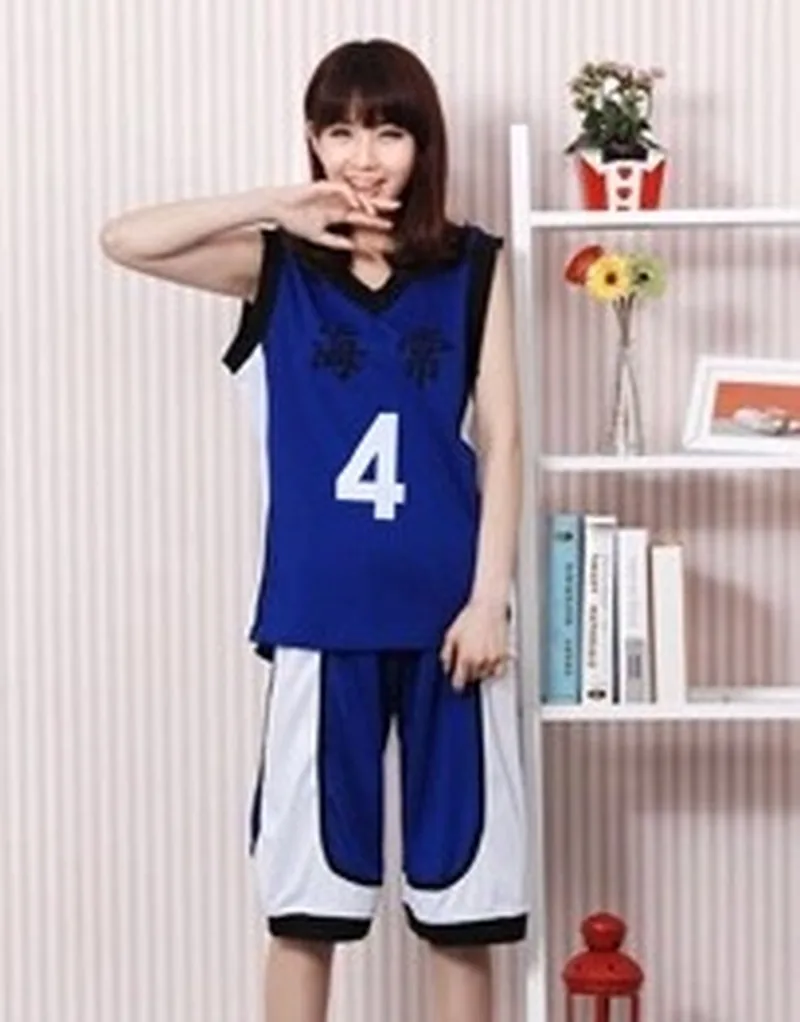 4 стиля аниме куроко's Баскетбольный Мяч Косплей Костюм куроко но басуке кайхо