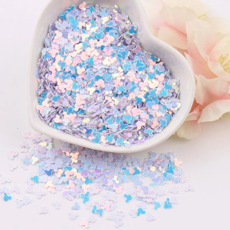 4 мм обезьяны блестками пайетками смешанный мгновенной проявки Macaroon Цвета