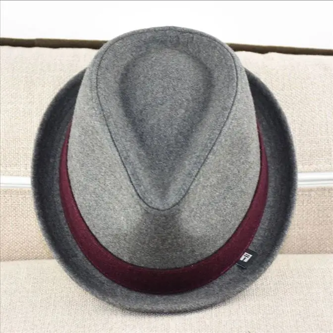 

Big Head Men Large Size Fedora Hats Dad Winter Party Formal Jazz Hat Male Plus Size Wool Felt Hat 57-58cm 59-60cm