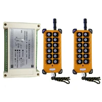 3000m ac220v 12ch radio controller rf wireless remote control overhead travelling crane system receiver number keys transmitter