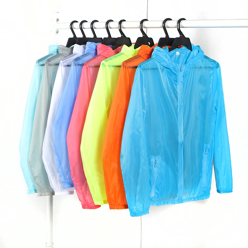 

Summer Sun Protection Thin Jackets Outdoor Coats Quick Dry Breathable Coats Beach Clothing Cycling Hiking Unisex Skin Jackets