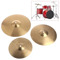beginner copper alloy crash cymbal drum durable brass percussion instrument 8 10 wholesale dropshipping