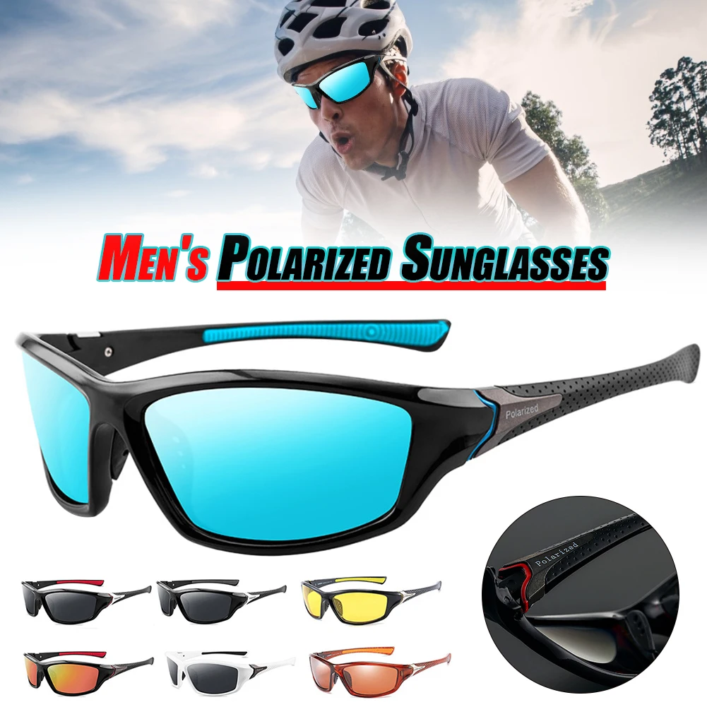 

2021New arrive Polarized Sunglasses Men's UV Protection Sunglasses for Driving Cycling Fishing Skating Sports