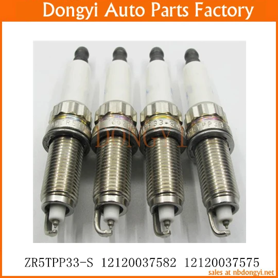 

4pcs Spark Plug 4X OE NO. ZR5TPP33-S 12120037582 12120037575