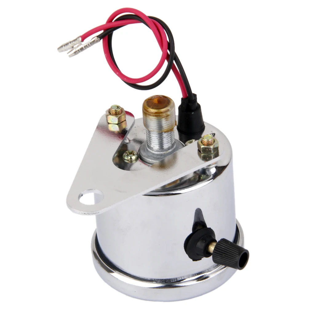 Chrome Universal Motorcycle Dual Odometer Speedometer Gauges Meters | Автомобили и мотоциклы