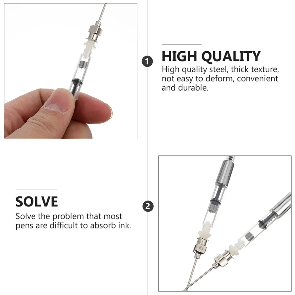 

8Pcs Fountain Pen Ink Converter Ink Absorber Convenient Fill Ink Absorbers