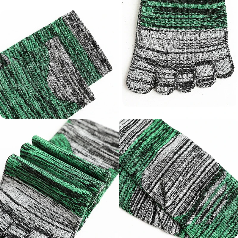 

Toe Socks For Men Pure Cotton Colorful Street Fashion Novelty Breathable Young Casual Five Finger Happy Socks Hot Sell